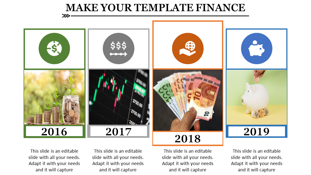 Free - Simple Template PowerPoint Finance Presentation Design